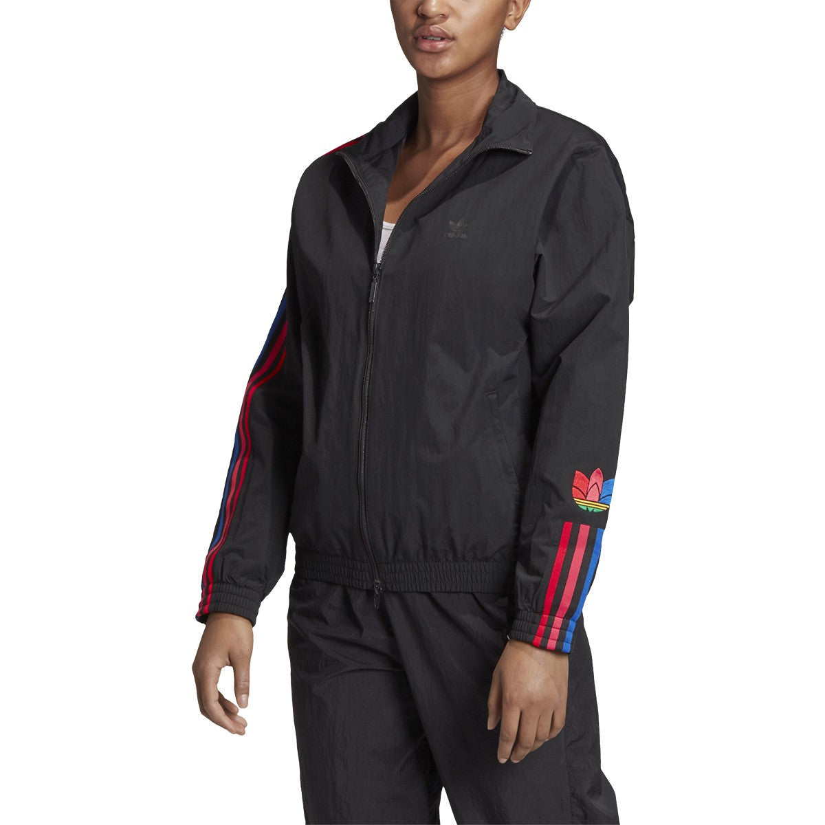 adidas Women's Adicolor 3D Trefoil Track Jacket Jackets