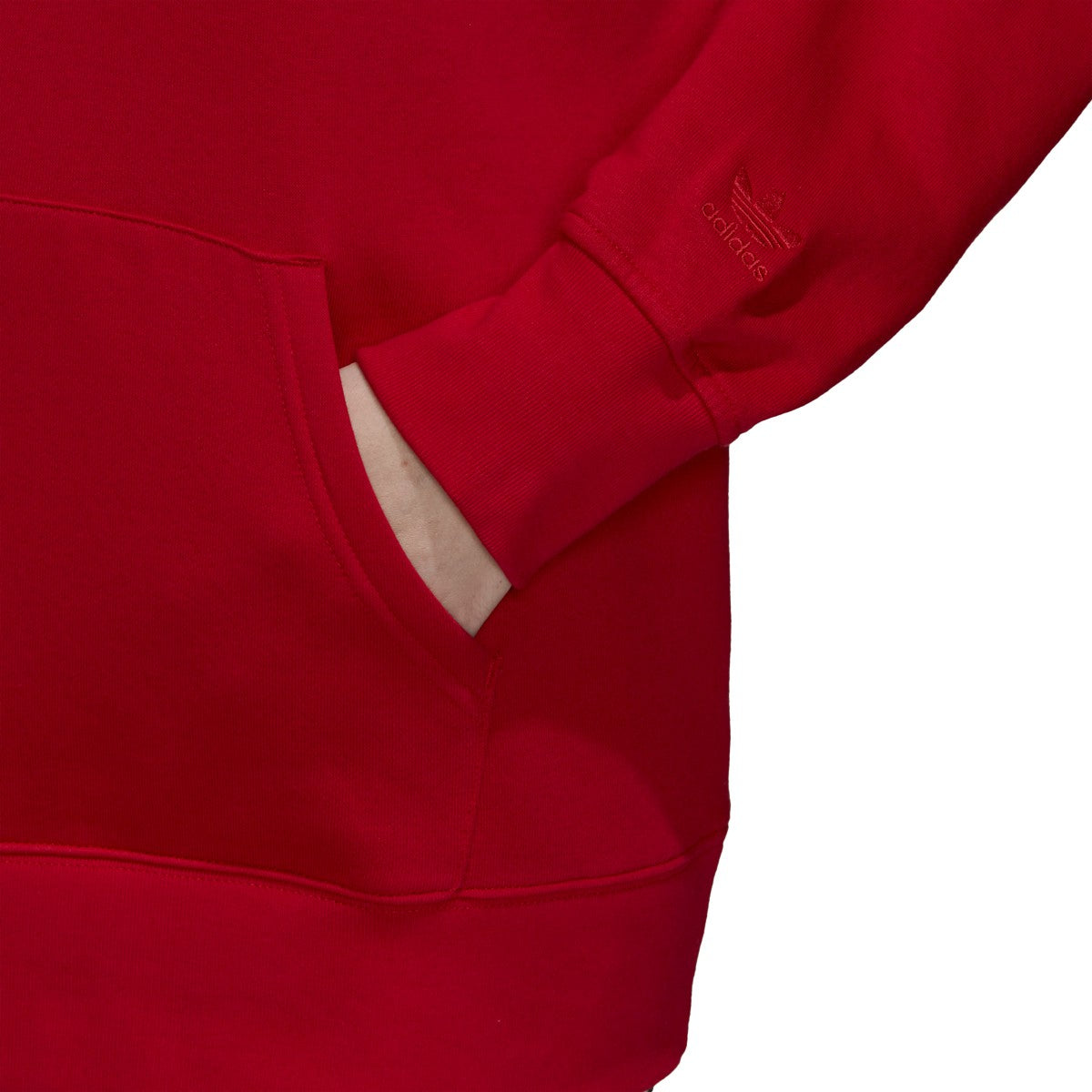 adidas Women's Adicolor 3D Trefoil Half-Zip Hoodie Sweaters