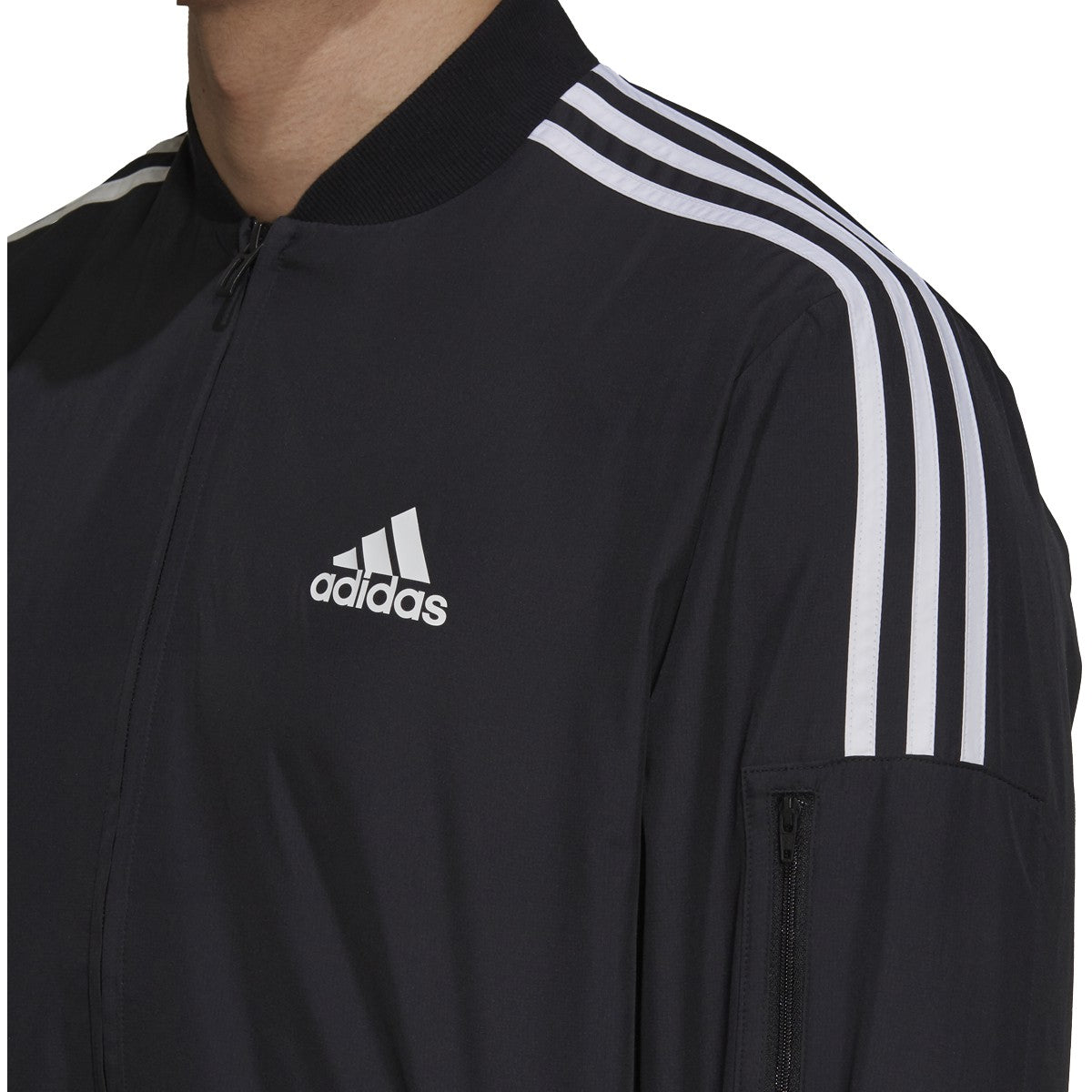 adidas Men's Essentials Woven 3-Stripes Jacket