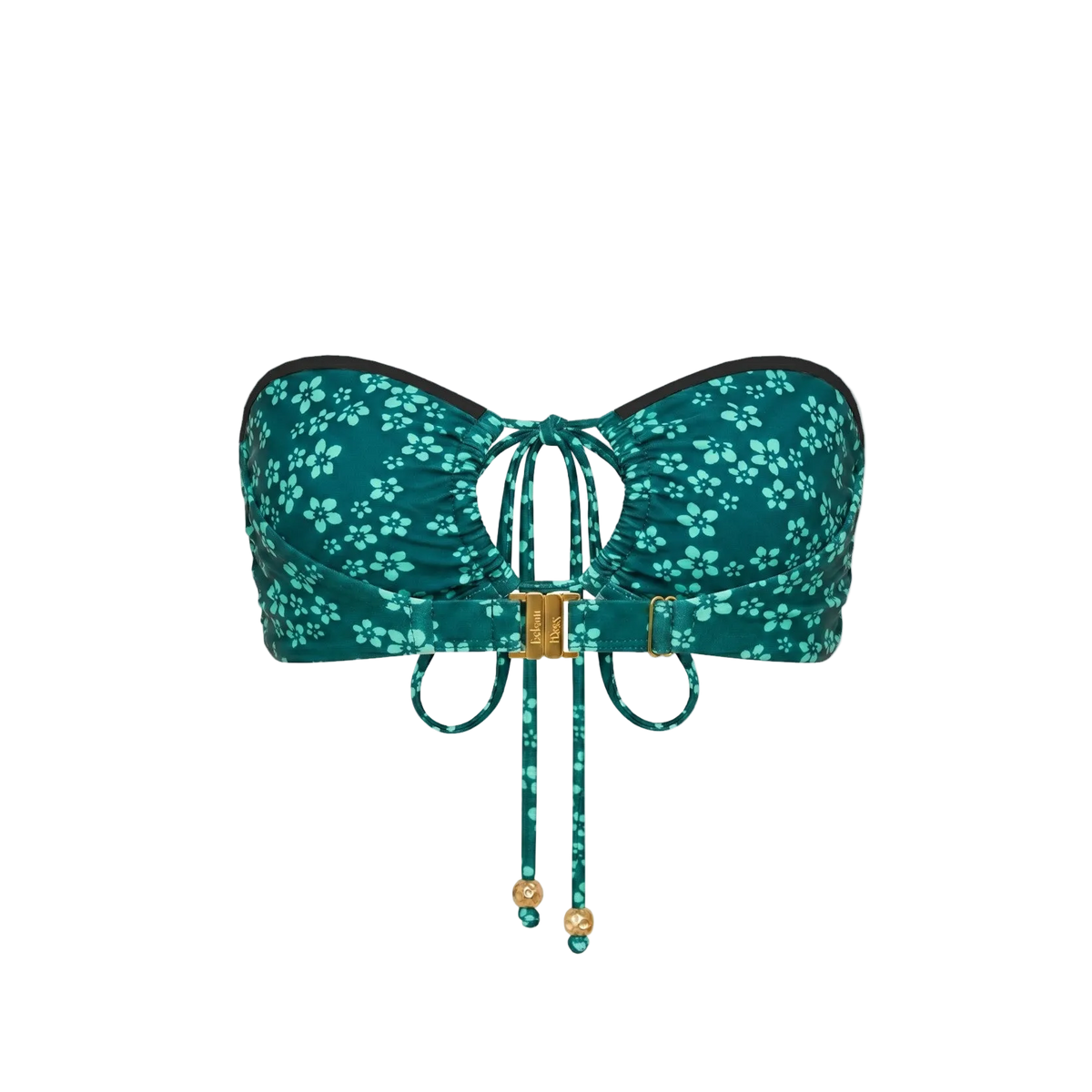 Kulani Kinis Stitch Splice Bandeau Bikini Top - Moonkiss