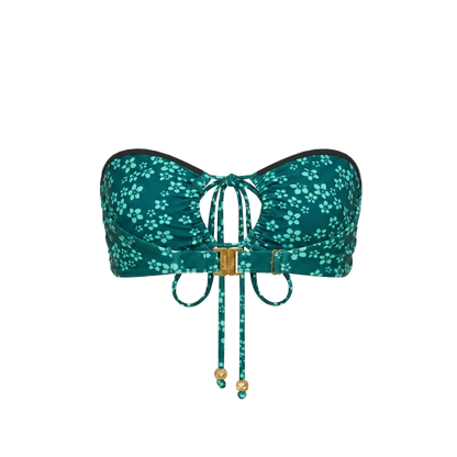 Kulani Kinis Stitch Splice Bandeau Bikini Top - Moonkiss
