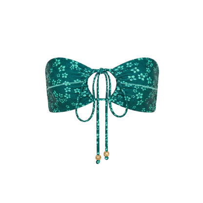 Kulani Kinis Stitch Splice Bandeau Bikini Top - Moonkiss