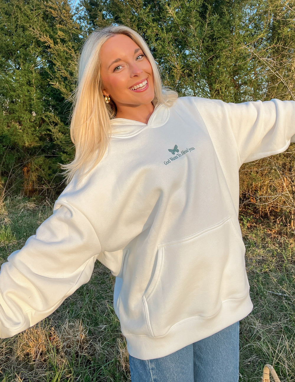 Elevated Faith God Heals Unisex Hoodie