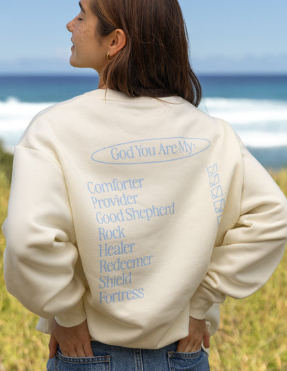 Elevated Faith God Is My Everything Unisex Crewneck