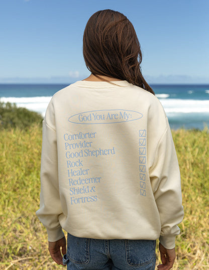 Elevated Faith God Is My Everything Unisex Crewneck