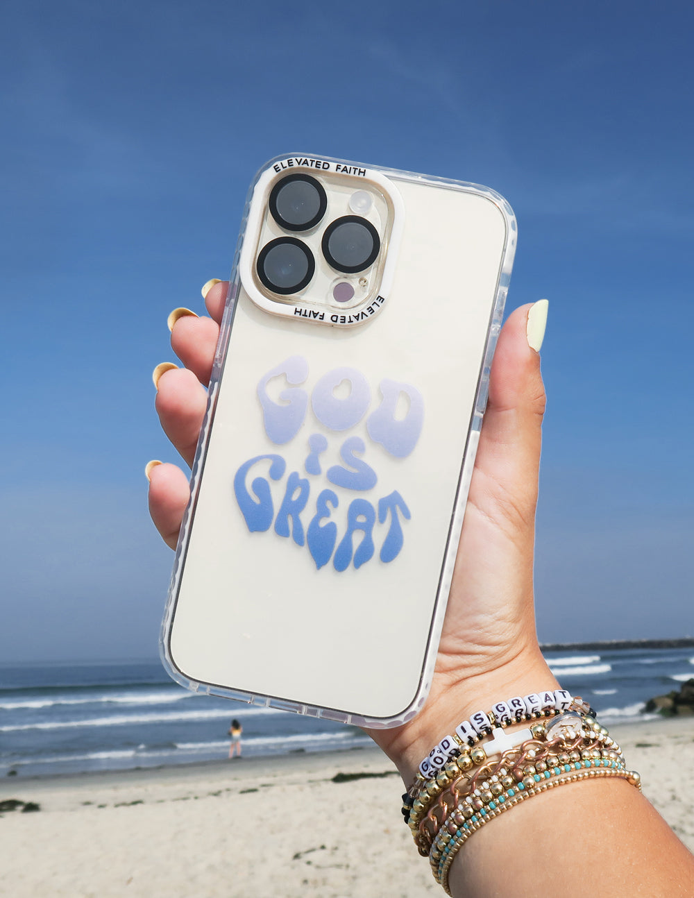 Elevated Faith God is Great Phone Case