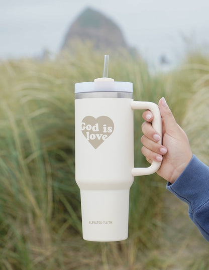 Elevated Faith God is Love 40 oz Tumbler