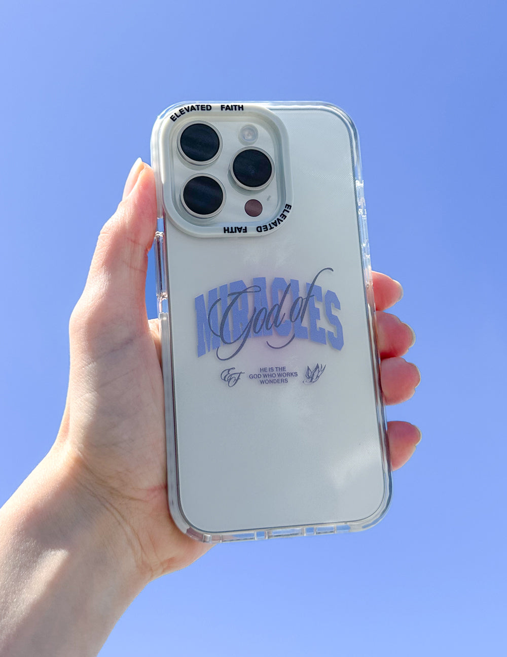 Elevated Faith God of Miracles Phone Case