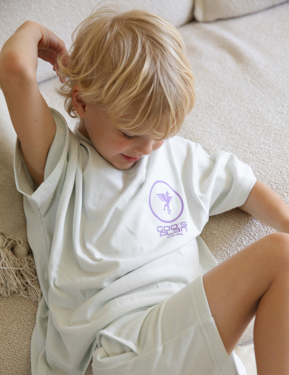 Elevated Faith God's Plan Racing Kids Tee