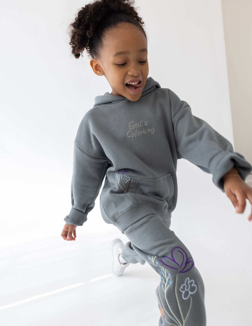 Elevated Faith God's Still Working Kids Hoodie