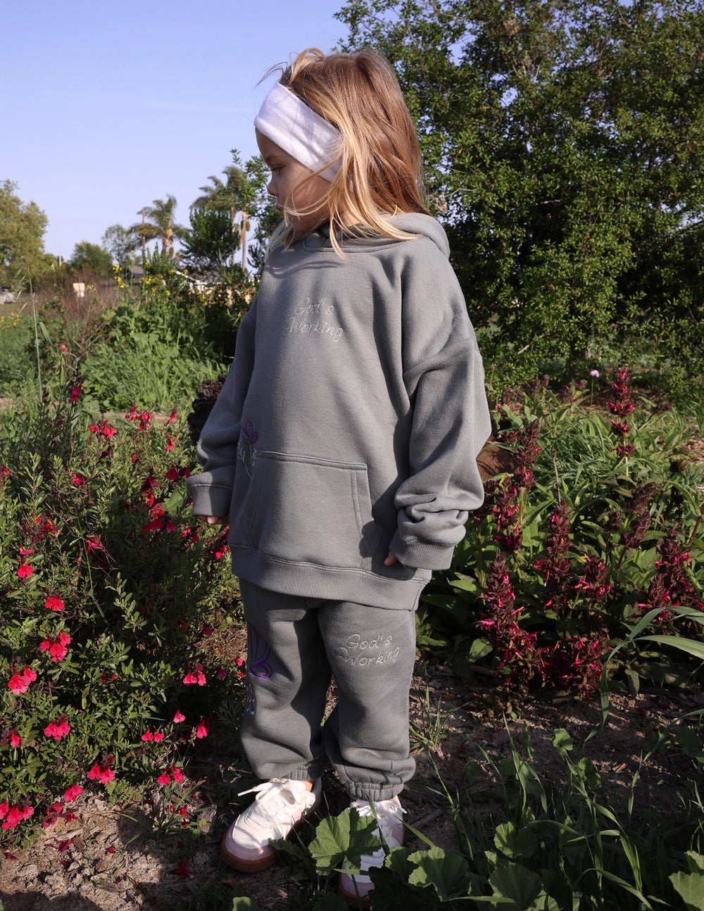Elevated Faith God's Still Working Kids Hoodie
