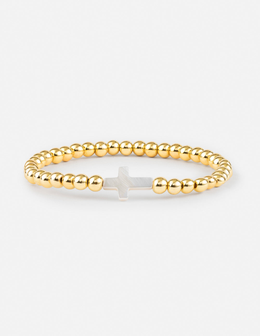 Elevated Faith Gold Cross Bracelet