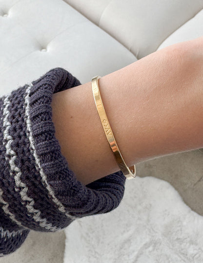 Elevated Faith Gold Highs and Lows Cuff Bracelet