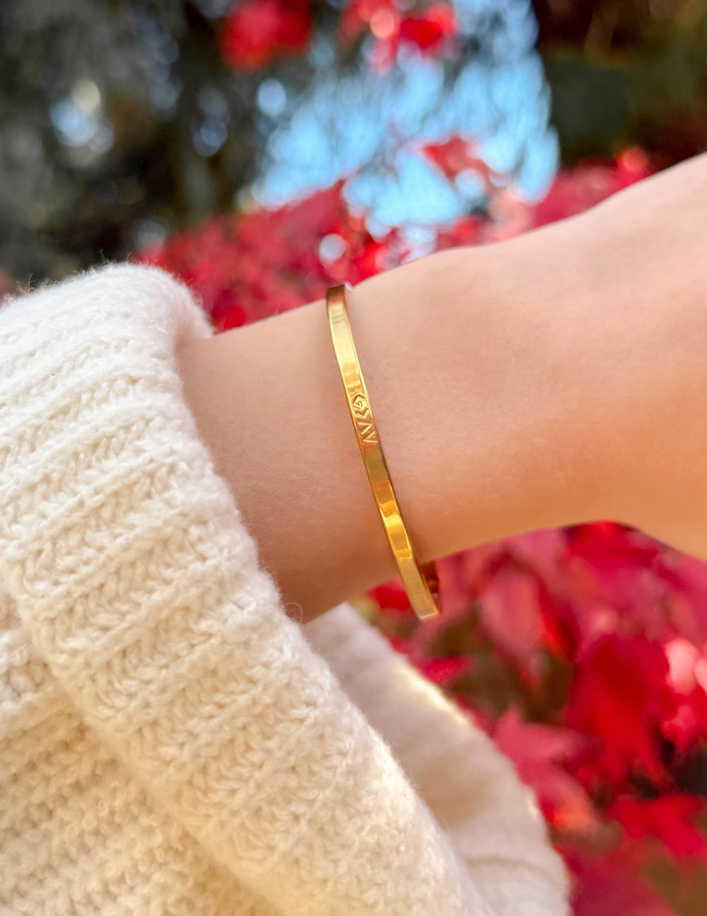 Elevated Faith Gold Highs and Lows Cuff Bracelet