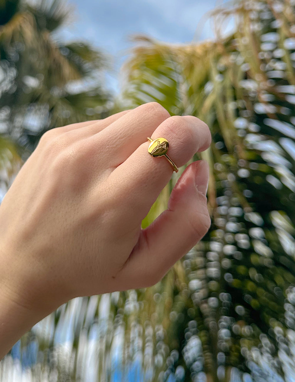 Elevated Faith Gold Wildflower Ring