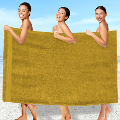 Elegant Comfort 1 Piece Premium Turkish Cotton Oversized Bath Sheet Towel 40 x 80 Inch
