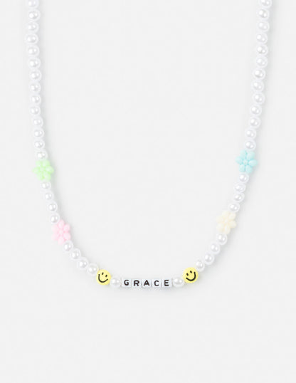 Elevated Faith Grace Letter Necklace