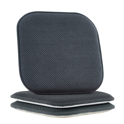 Elegant Comfort 2 Pack Textured Chair Cushion Covers - Skid-Proof Rubber Backing