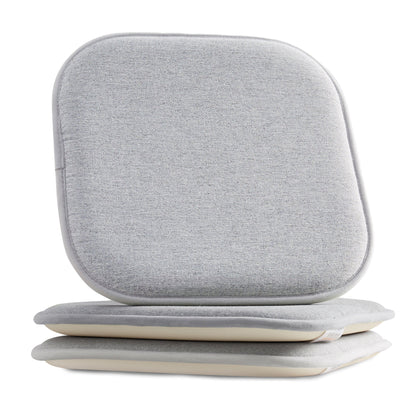 Elegant Comfort 2 Pack Textured Chair Cushion Covers - Skid-Proof Rubber Backing