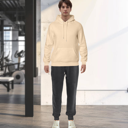 Elegant Comfort Cotton Active Men Tracksuit 2 Piece Set Athletic Jogging Sweatsuits