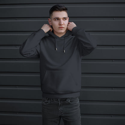 Elegant Comfort Men Casual Cotton Hoodie