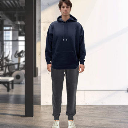 Elegant Comfort Cotton Active Men Tracksuit 2 Piece Set Athletic Jogging Sweatsuits