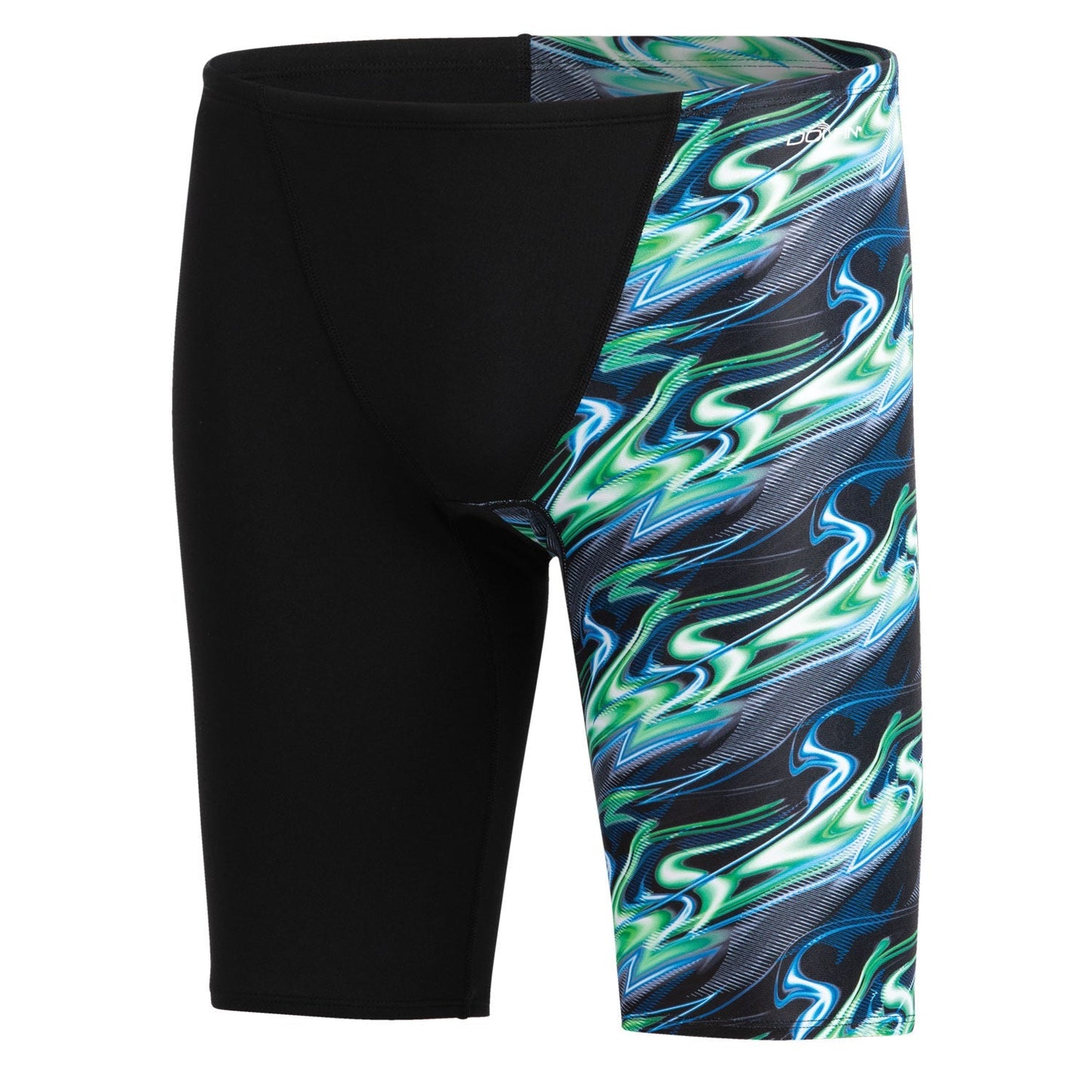 Dolfin Men's Reliance Inferno Spliced Jammer - Blue/Green - FINAL SALE