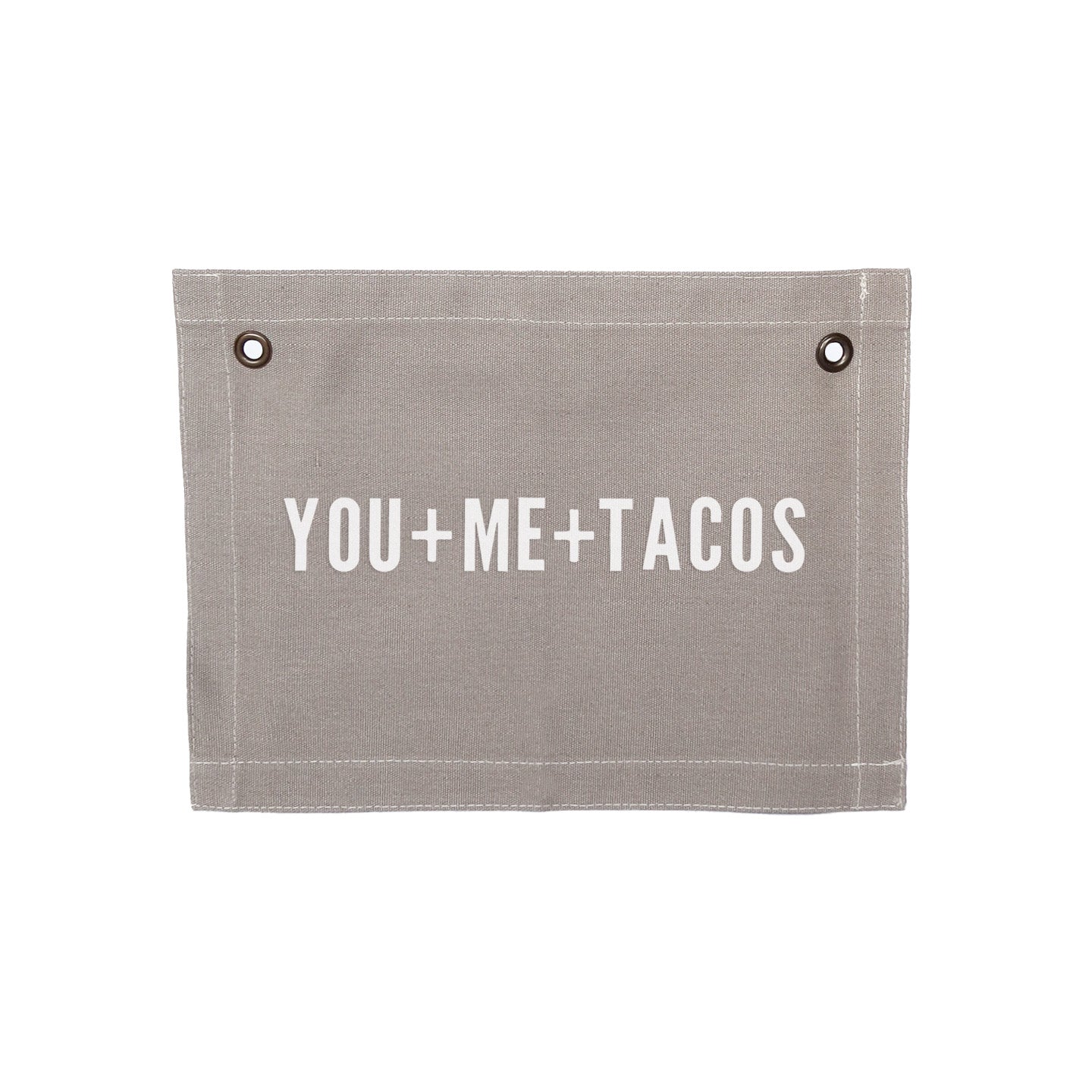 Frankie Jean You+Me+Tacos Small Canvas Flag