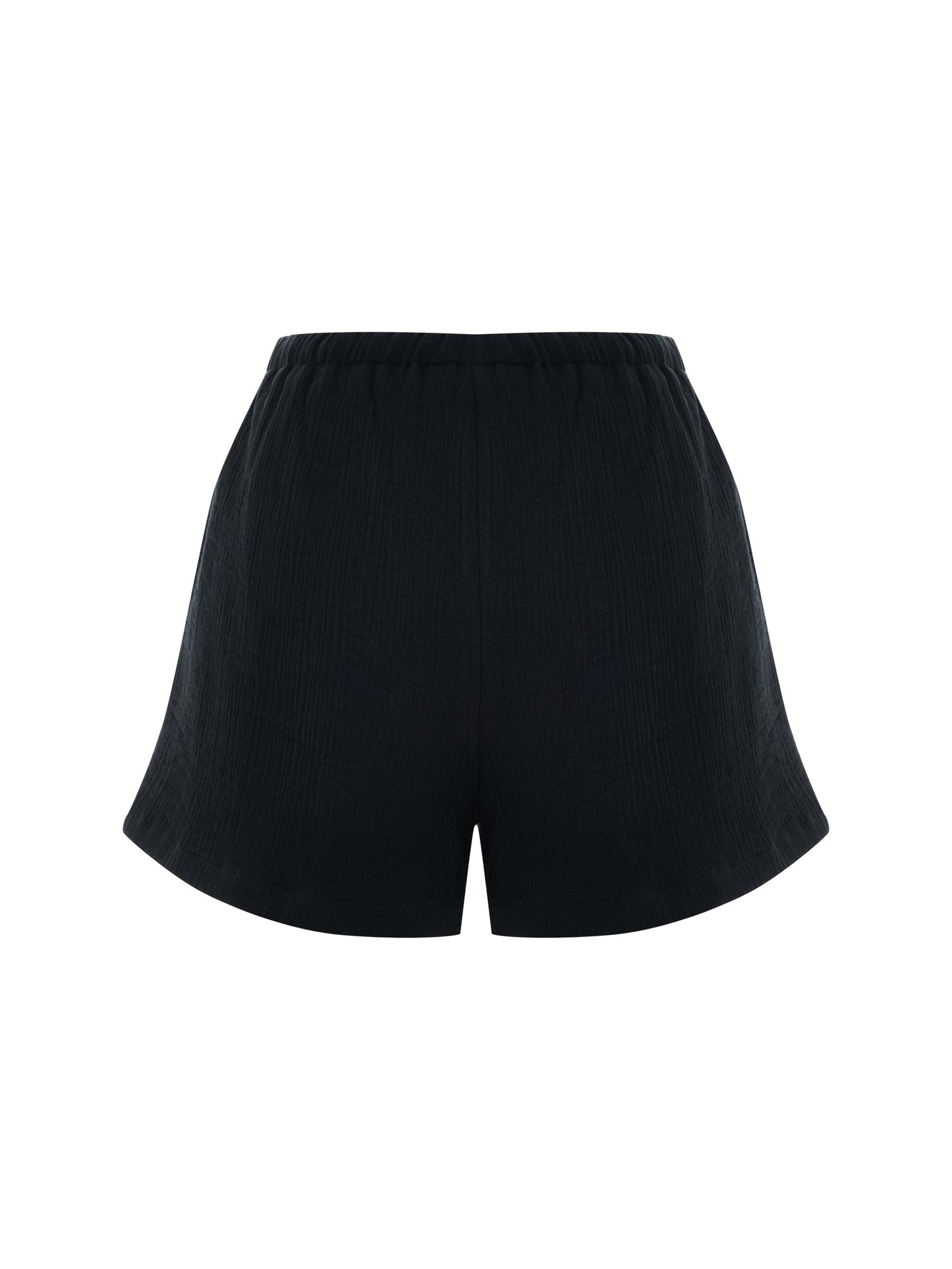 Aura Drawstring Shorts - Black
