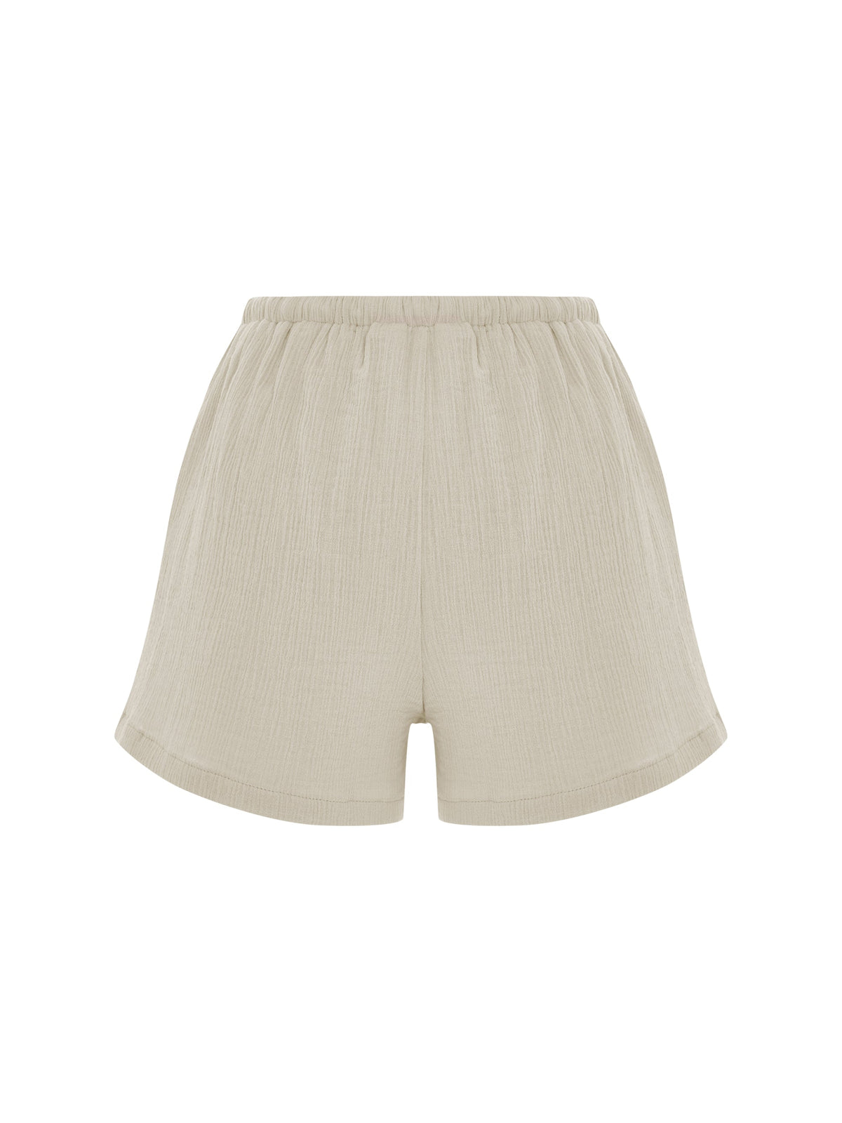 Aura Drawstring Shorts - Oatmeal