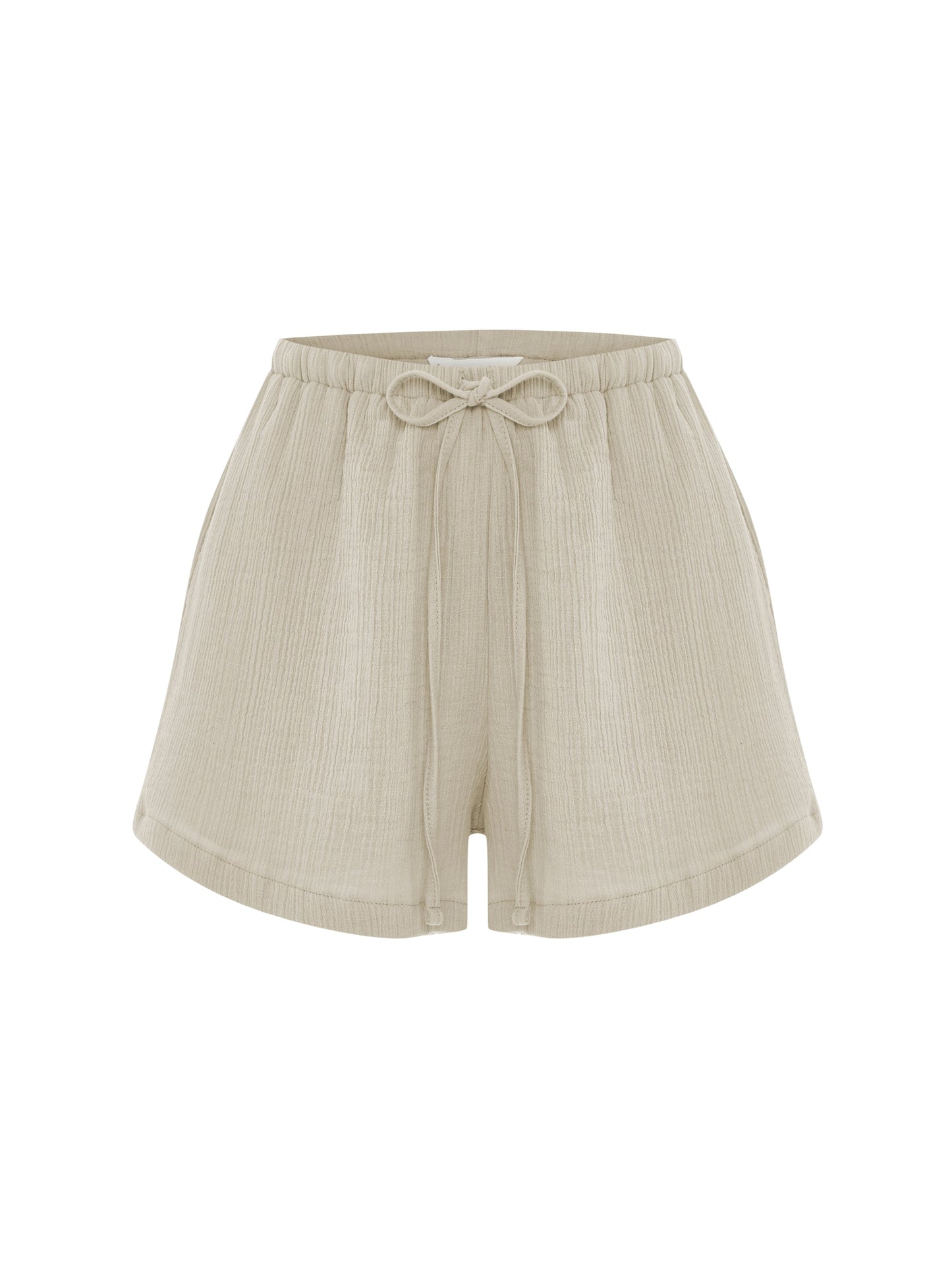 Aura Drawstring Shorts - Oatmeal