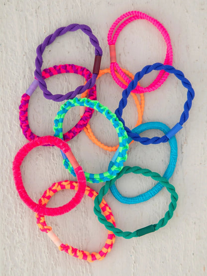 Natural Life Textured Hair Ties Set of 10