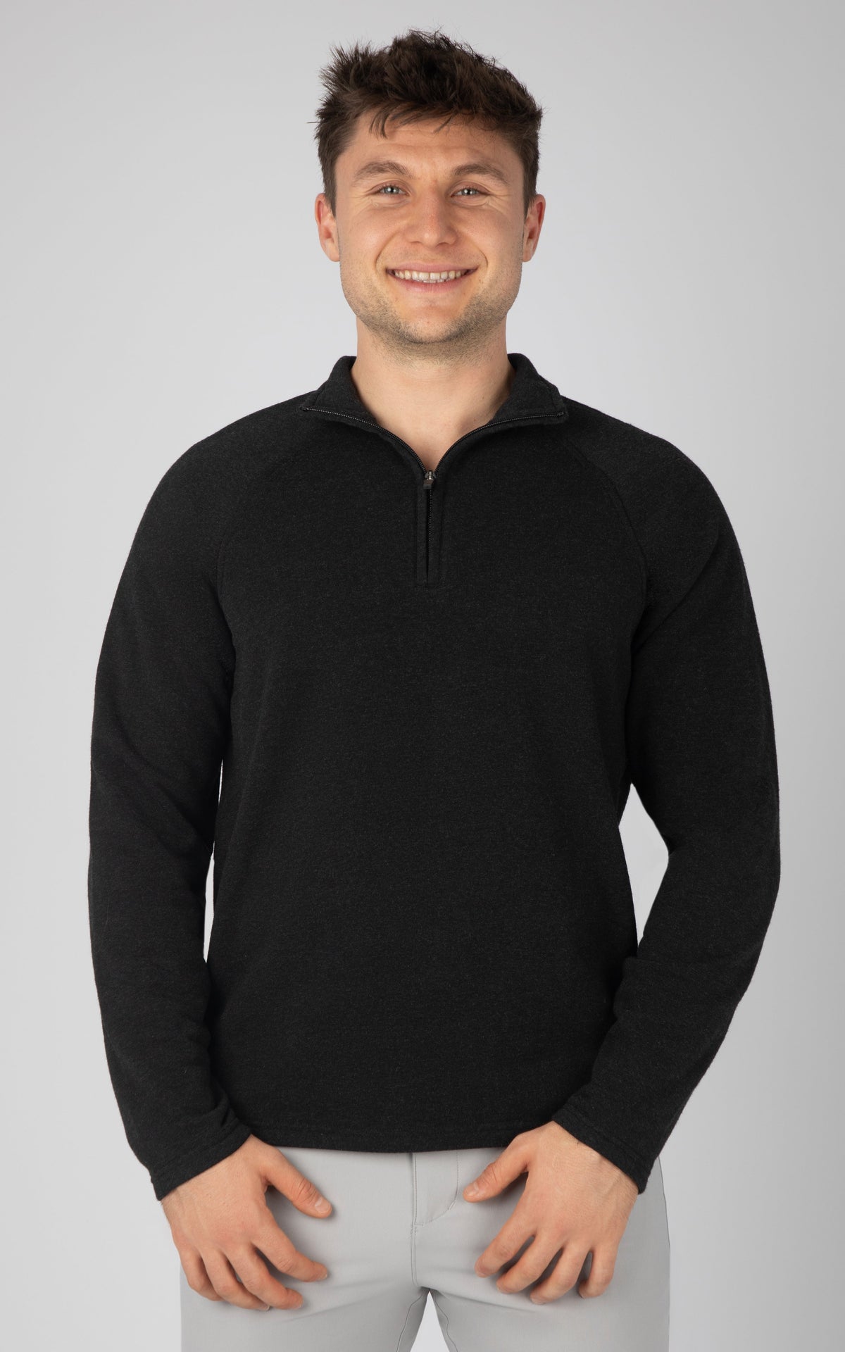 90 Degree by Reflex Men's Lightweight Comfytek Half Zip Top
