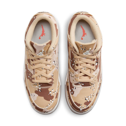 Air Jordan Women's Retro 3 Tex "Desert Camo" Sneakers