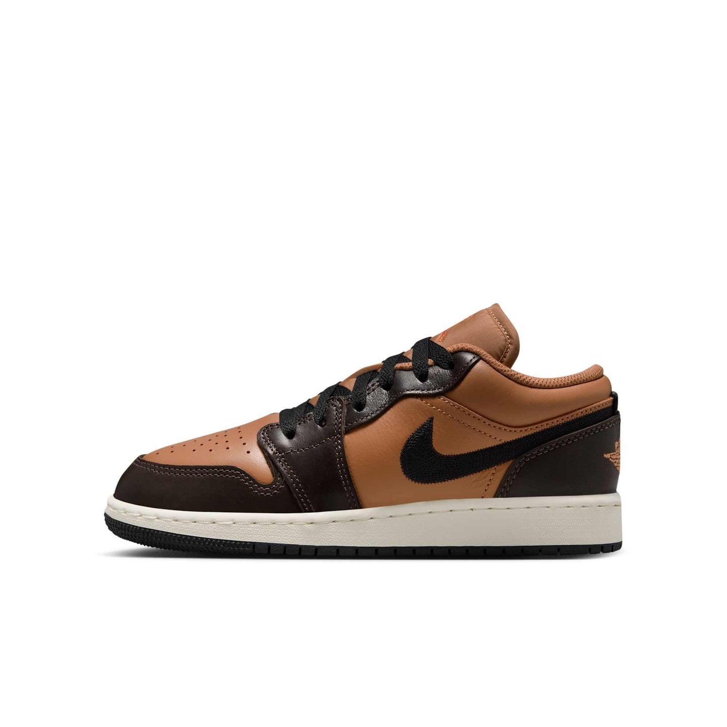Air Jordan Grade School Retro 1 Low Se 'Flax Baroque Brown' Gs Sneakers