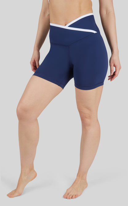 90 Degree by Reflex 2 PK Lux Crossover 5" Bike Short