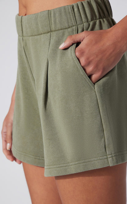 90 Degree by Reflex Washed Loop Terry Short