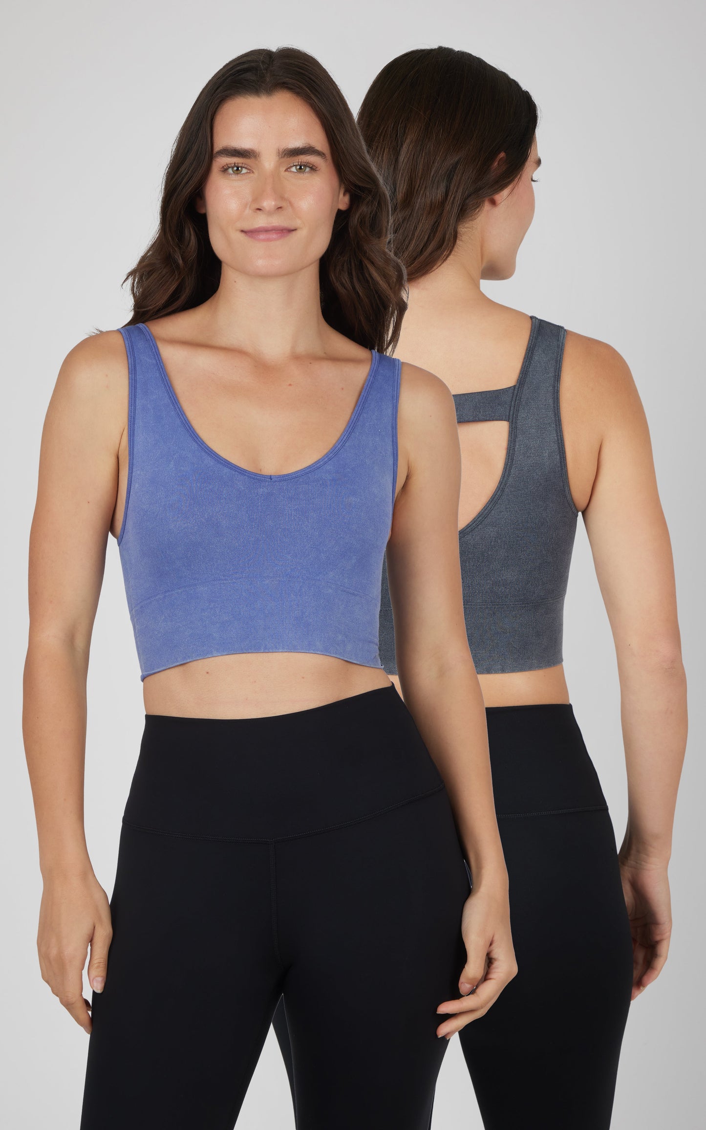 90 Degree by Reflex 2 PK Stone Wash Bra Tank