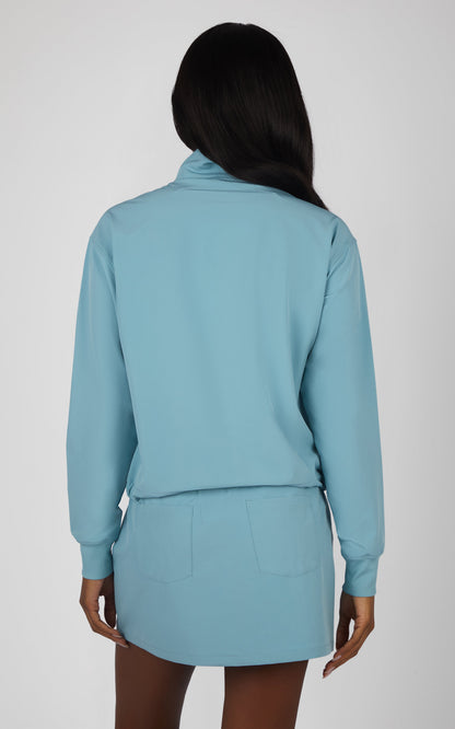 90 Degree by Reflex Citylite Half Zip Cinched Hem Jacket