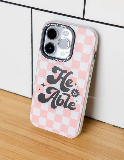 Elevated Faith He is Able Phone Case