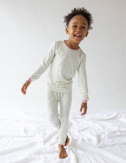 Elevated Faith Heart Bamboo Kids Pajama Set