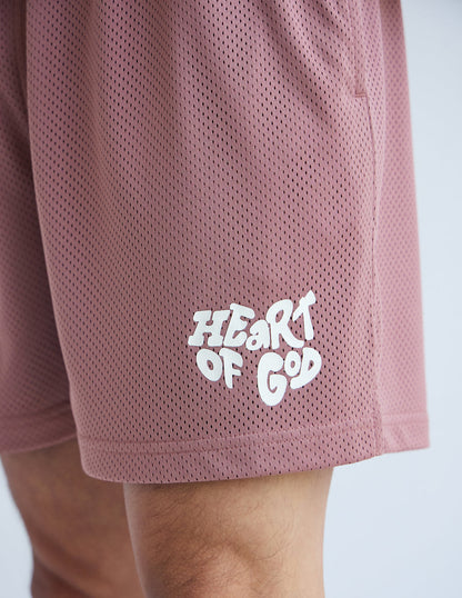 Elevated Faith Heart of God Unisex Mesh Short