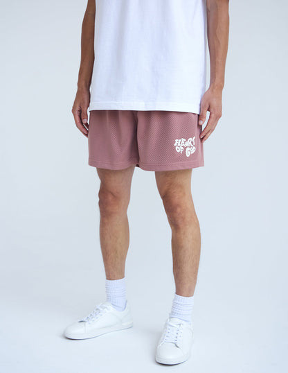 Elevated Faith Heart of God Unisex Mesh Short