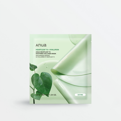 Heartleaf 70 Soothing Collagen Mask (4 pcs)