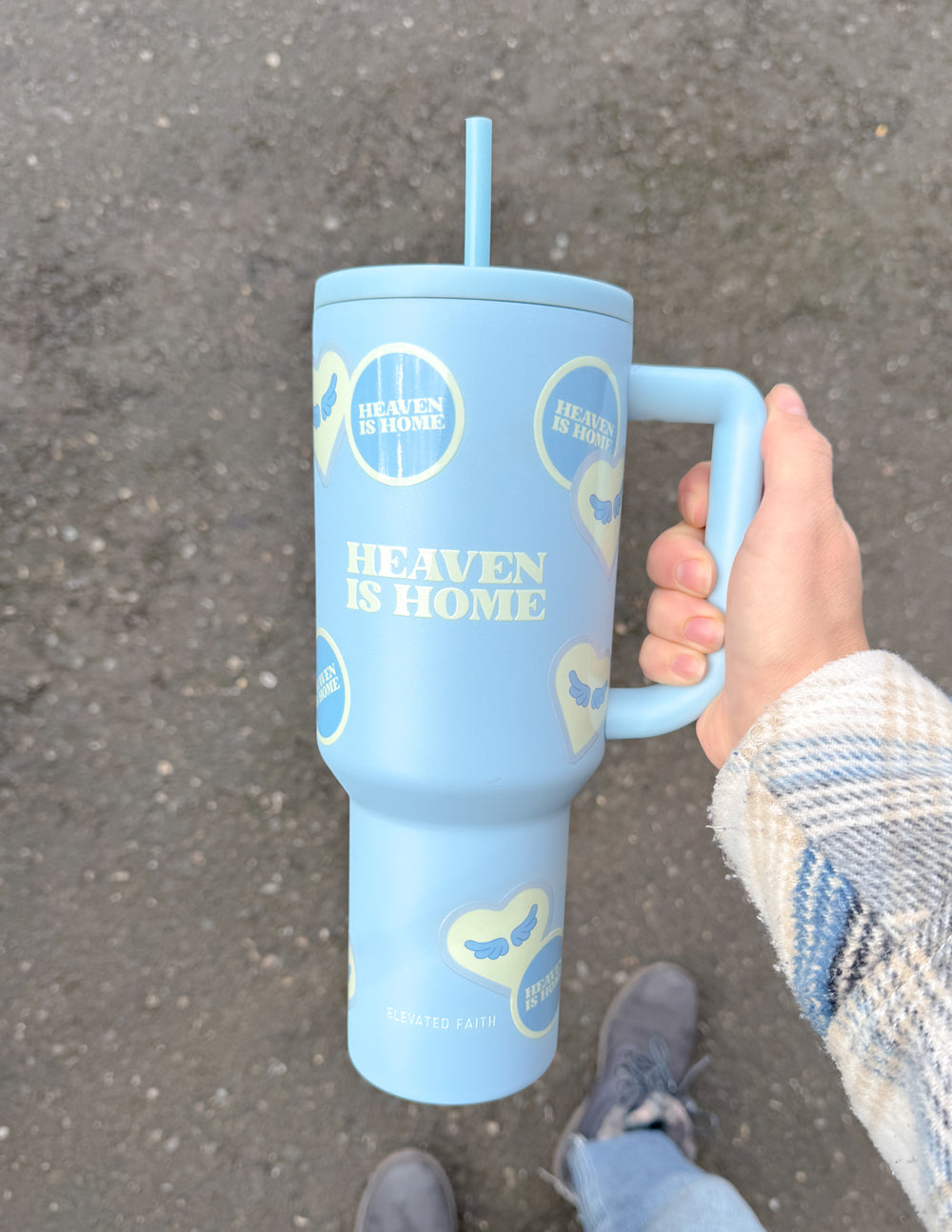 Elevated Faith Heaven Is Home 40 oz Ascend Tumbler