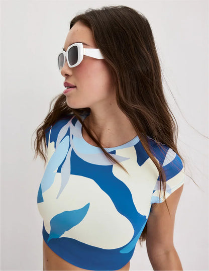 Teen High Tide Cropped Swim Top - Last Call