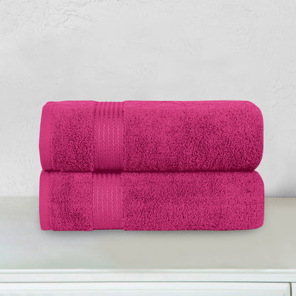 Elegant Comfort 2 Pack Premium Turkish Cotton Bath Towel Set, 27 x 54 inch