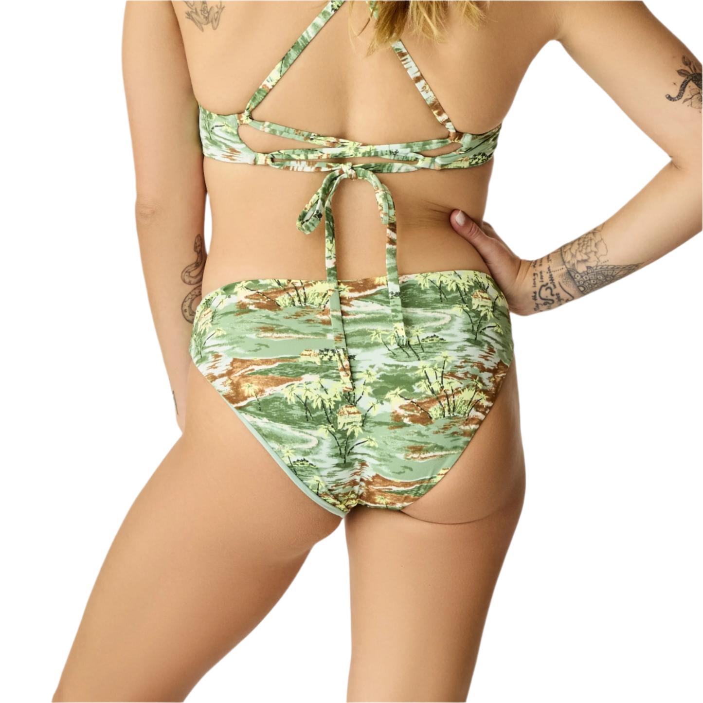 Carve Designs St. Barth Reversible Bikini Bottom - Hula/Haze - FINAL SALE