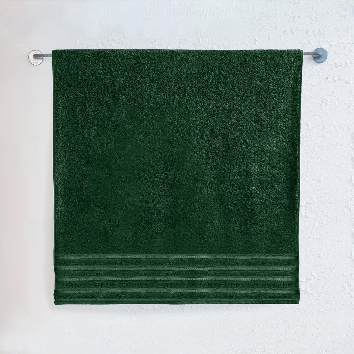 Elegant Comfort 1-Piece Premium Turkish Cotton 4 Lines Stripe Jumbo Towel, 35x 70 inch