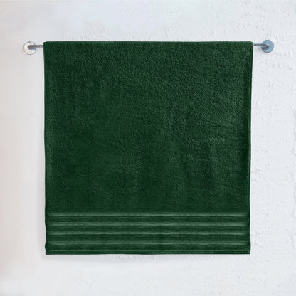 Elegant Comfort 1-Piece Premium Turkish Cotton 4 Lines Stripe Jumbo Towel, 35x 70 inch